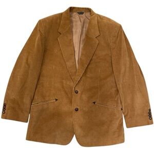 Vintage Joe Namath Signature Collection Courdoroy Blazer Sport Coat 46R